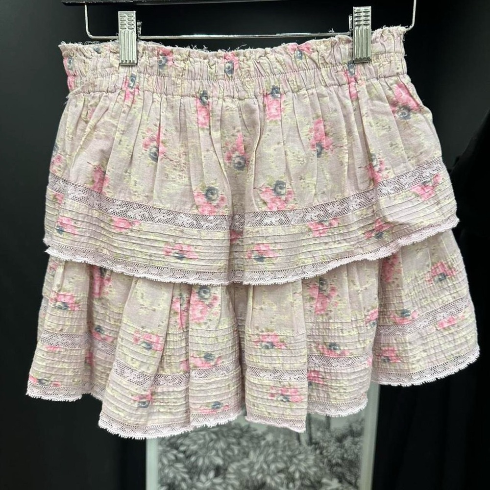 LoveShackFancy Ruffle Mini Heritage Skirt